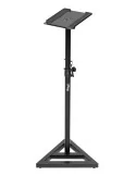  STAGG SMOS-12 SET Two steel studio monitor stands, height-adjustable, with tiltable plate|MusicGoodDeal 