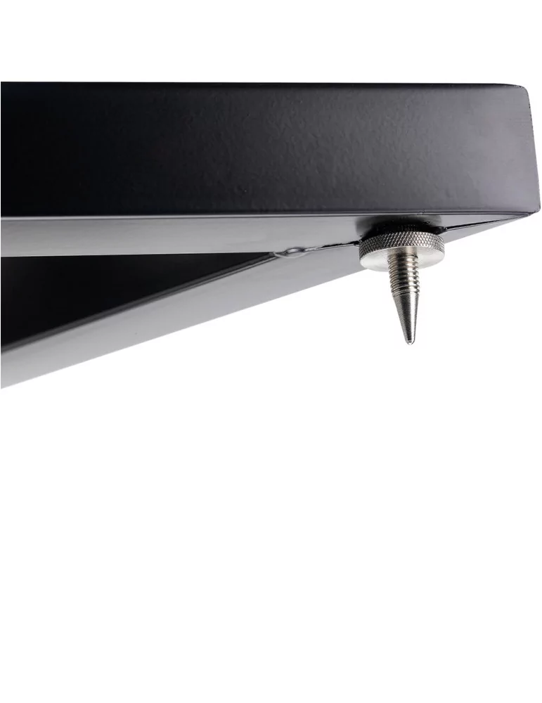  STAGG SMOS-12 SET Dos soportes para monitor de estudio, de acero, regulables en altura, con mesa basculante|MusicGoodDeal 