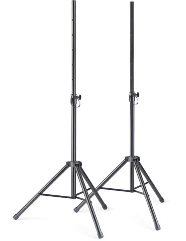  STAGG SPSQ10 SET Q Serie Stahl Lautsprecherstativ Paar mit einklappbaren Beinen|MusicGoodDeal 