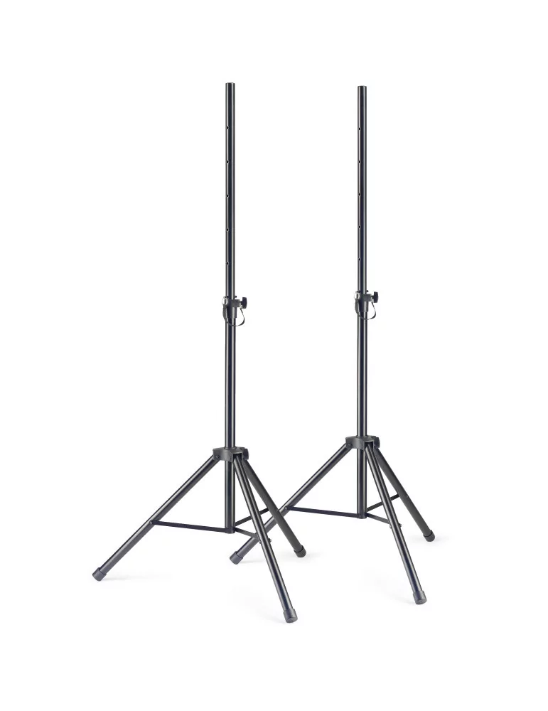  STAGG SPSQ10 SET Q Serie Stahl Lautsprecherstativ Paar mit einklappbaren Beinen|MusicGoodDeal 