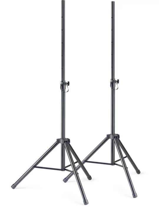  STAGG SPSQ10 SET Q Serie Stahl Lautsprecherstativ Paar mit einklappbaren Beinen|MusicGoodDeal 