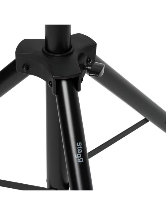  STAGG SPSQ10 SET Q Serie Stahl Lautsprecherstativ Paar mit einklappbaren Beinen|MusicGoodDeal 