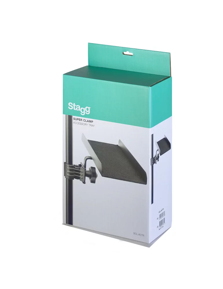  STAGG SCL-ACTR Zubehörablage mit Klammer für Stativ|MusicGoodDeal 