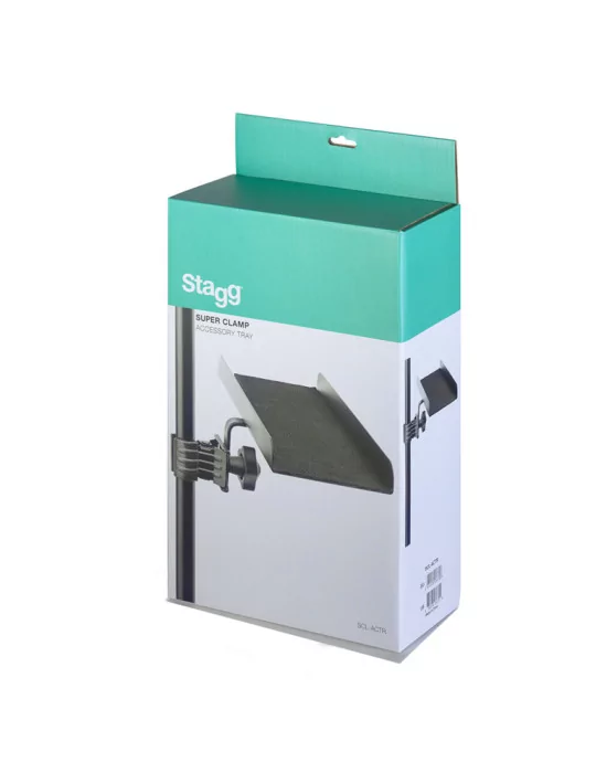  STAGG SCL-ACTR Zubehörablage mit Klammer für Stativ|MusicGoodDeal 