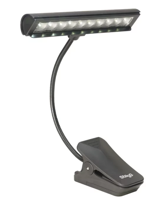  STAGG MUS-LED 10-2 Mehrzweck Clip-on und frei-stehende LED-Leuchte|MusicGoodDeal 