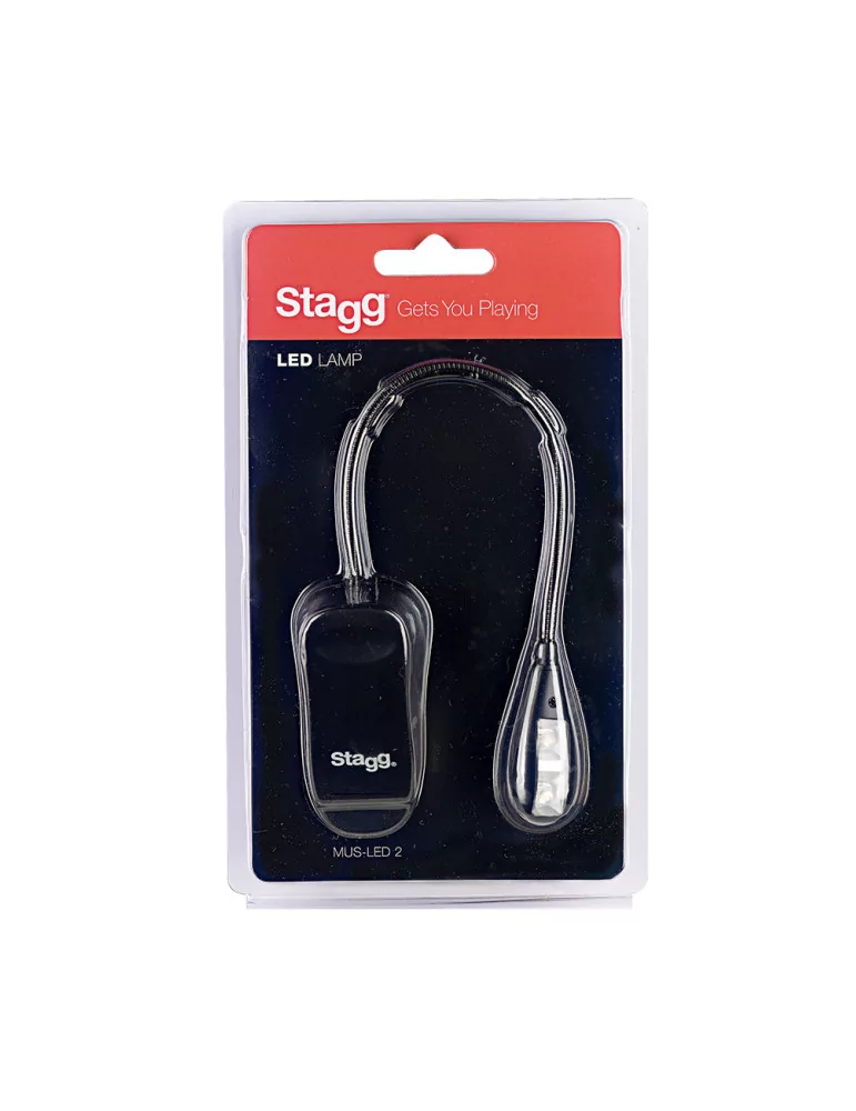  STAGG MUS-LED 2 Anklemmbare und frei stehende LED-Lampe|MusicGoodDeal 