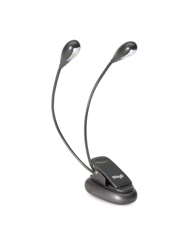  STAGG MUS-LED 4 Anklemmbare und frei stehende Doppel LED Leuchte|MusicGoodDeal  2
