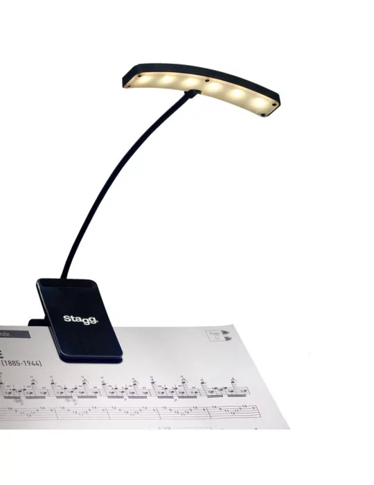  STAGG MUS-LED 6 Mehrzweck anklemmbare und frei-stehende Lampe|MusicGoodDeal 