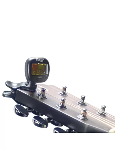  STAGG CTU-C3 Black automatic chromatic clip-on tuner|MusicGoodDeal  2