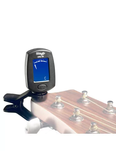  STAGG CTU-C5 BK Clip-on chromatic tuner for guitar, bass, violin & ukulele|MusicGoodDeal  2