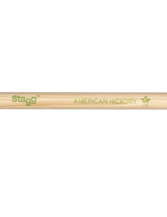 STAGG SHV7A Pair of Hickory Sticks, V series /7A - Wooden Tip|MusicGoodDeal 