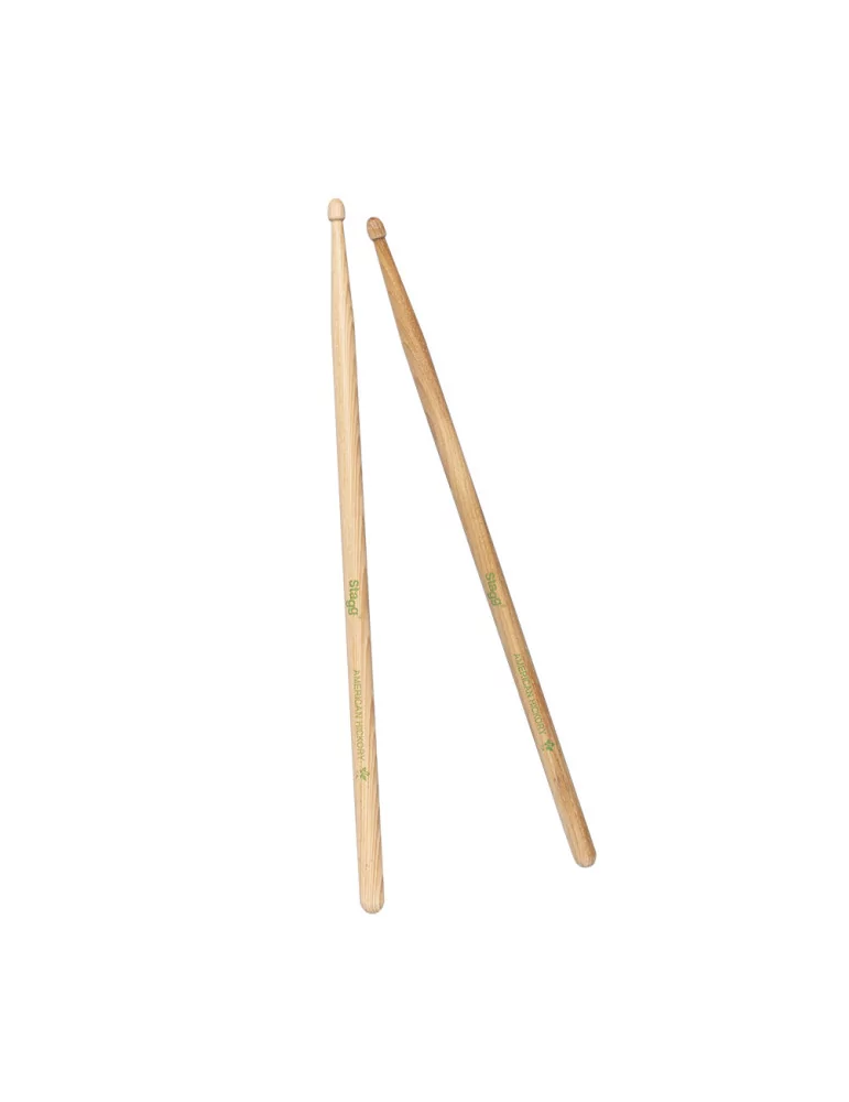  STAGG SHV7A Pair of Hickory Sticks, V series /7A - Wooden Tip|MusicGoodDeal 