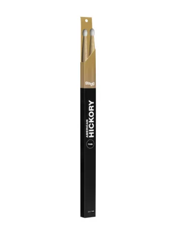 STAGG SHV7AN Par de mazos de nogal americano, serie V / 7AN - Punta de nailon