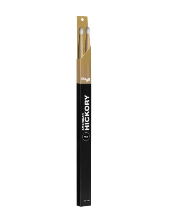  STAGG SHV7AN Par de mazos de nogal americano, serie V / 7AN - Punta de nailon|MusicGoodDeal 