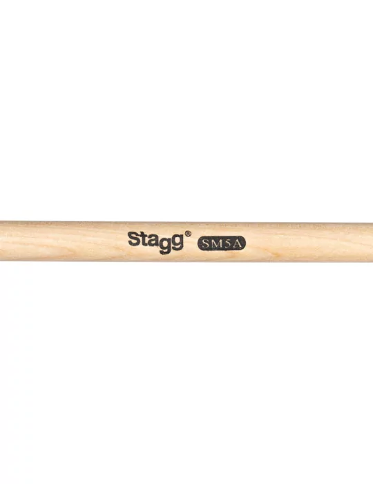  STAGG SM5A Pair of Maple Sticks/5A - Wooden Tip|MusicGoodDeal 