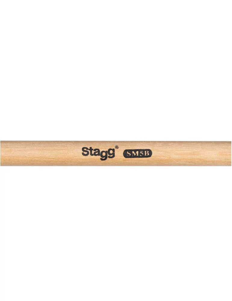  STAGG SM5B Pair of Maple Sticks/5B - Wooden Tip|MusicGoodDeal 