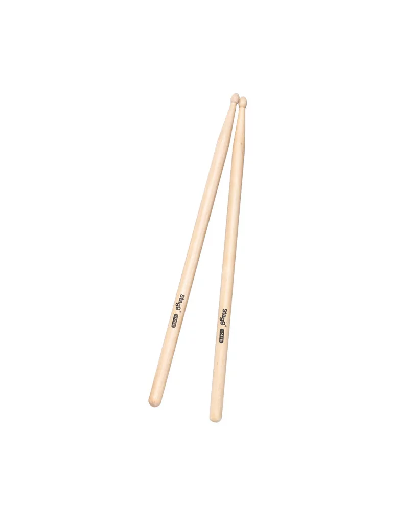 STAGG SM5B Pair of Maple Sticks/5B - Wooden Tip|MusicGoodDeal 