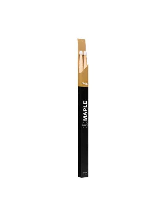  STAGG SM7AN Pair of Maple Sticks/7AN - Nylon Tip|MusicGoodDeal 
