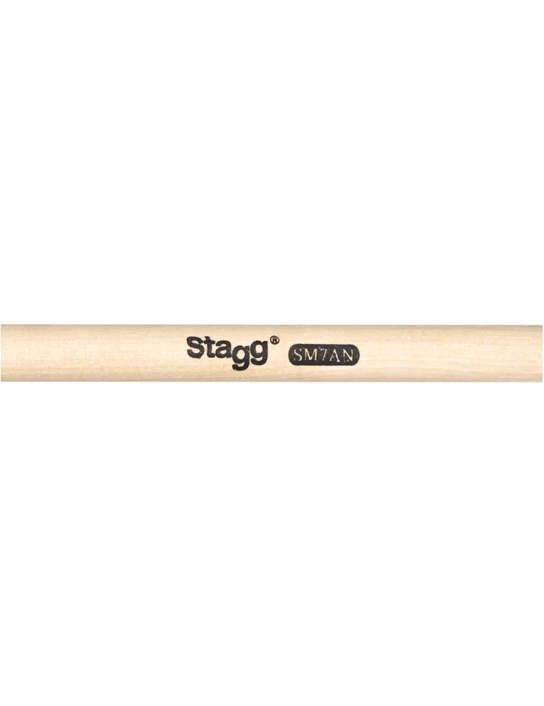  STAGG SM7AN Pair of Maple Sticks/7AN - Nylon Tip|MusicGoodDeal 