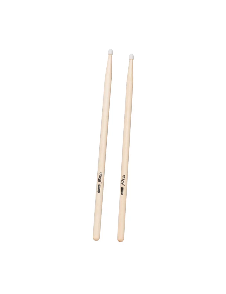  STAGG SM7AN Pair of Maple Sticks/7AN - Nylon Tip|MusicGoodDeal 