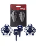  STAGG SSL1 BK Strap buttons with locking system|MusicGoodDeal 