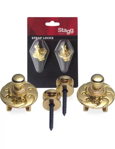  STAGG SSL1 GD Strap buttons with locking system|MusicGoodDeal 