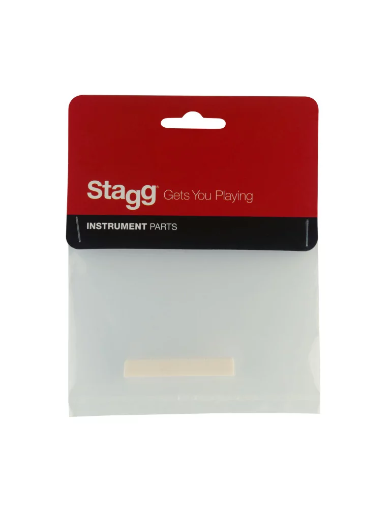  STAGG SP-NTCL-BONE Classical guitar nut, pre-slotted, bone|MusicGoodDeal 
