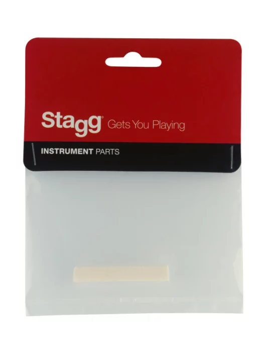  STAGG SP-NTCL-BONE Classical guitar nut, pre-slotted, bone|MusicGoodDeal 