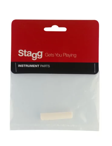  STAGG SP-NTWS-BONE Tuerca de cabeza para guitarra acústica, precortada, en hueso|MusicGoodDeal  2