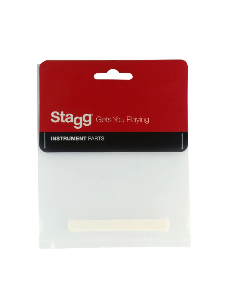  STAGG SP-SACL-BONE Tuerca puente para guitarra clásica, precortada, en hueso|MusicGoodDeal 