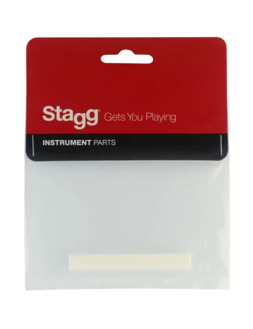  STAGG SP-SAWS-BONEB Tuerca de puente de guitarra acústica, sin cortar, hueso|MusicGoodDeal  2