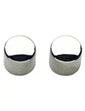 STAGG SP-KNTV-CH Volume and tone knobs for T type electric guitar, chrome finish|MusicGoodDeal 
