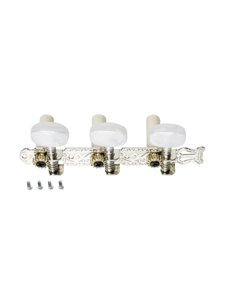  STAGG SP-MHCL-STD Open machine heads 3 x 3, classical type, for acoustic guitar, chromed|MusicGoodDeal 