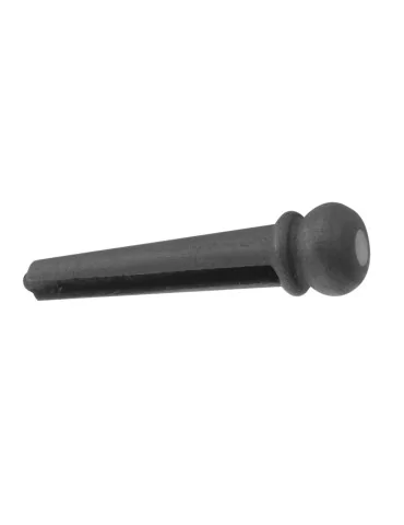 STAGG SP-PIWS-EBN Cheville en ébène pour chevalet de guitare acoustique (une pièce)
