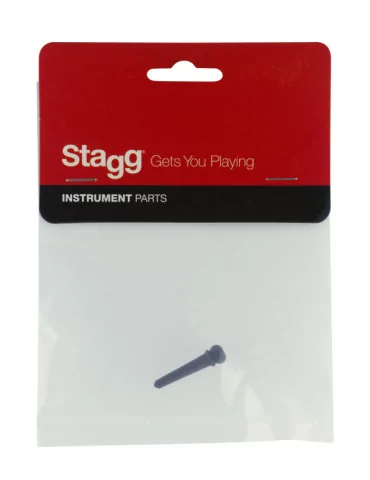  STAGG SP-PIWS-EBN Clavija de ébano para puente de guitarra acústica (una pieza)|MusicGoodDeal  2