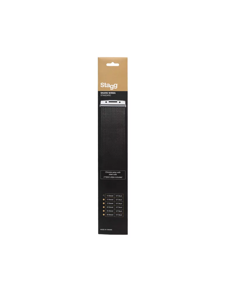  STAGG SW012A Sello de 10 "- 12 vueltas, metal +2 correas de nailon|MusicGoodDeal 