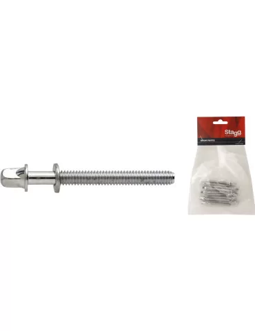  STAGG 4B-HP Tension Key Rod for drum (10 pcs) - 7/32 US x 52 mm/ 2.05 in|MusicGoodDeal 