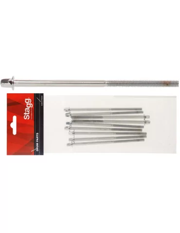  STAGG 4I-HP Key-rod for Bass drum (10 pcs) - 7/32 US x 118 mm/ 4.65 in|MusicGoodDeal 