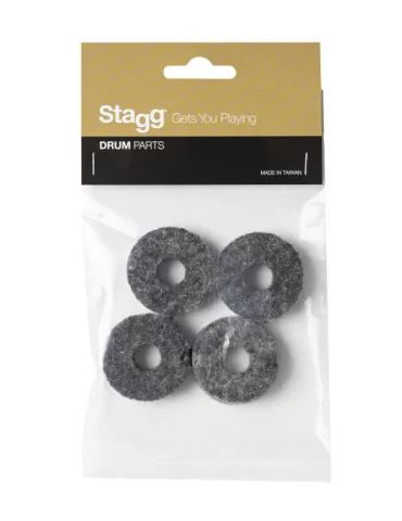  STAGG SPRF1-4 4 x felt washers for Cymbal (in blister package)|MusicGoodDeal 