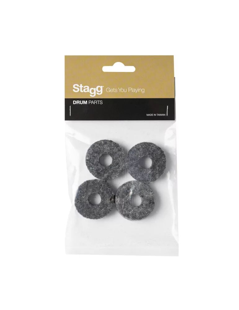  STAGG SPRF1-4 4 x felt washers for Cymbal (in blister package)|MusicGoodDeal 