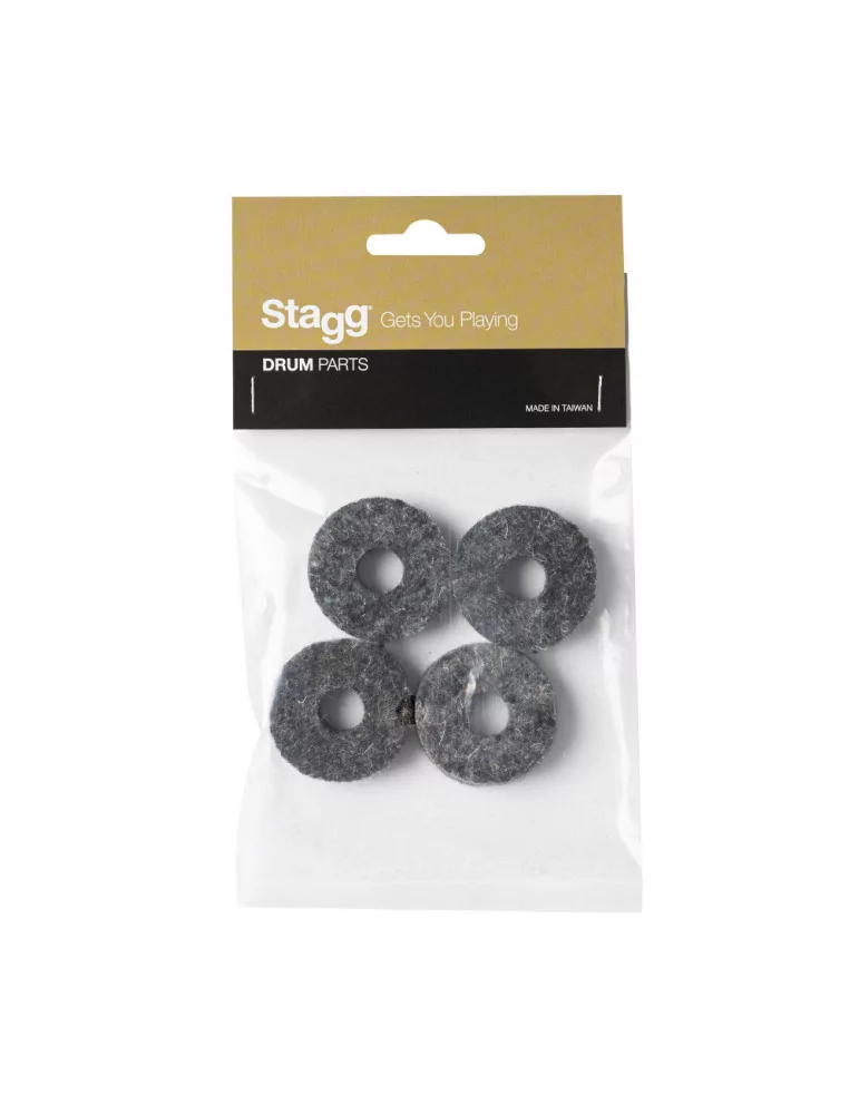  STAGG SPRF1-4 4 x felt washers for Cymbal (in blister package)|MusicGoodDeal 