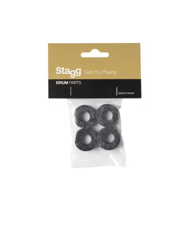  STAGG SPRF2-4 4 x arandelas de fieltro para volteador de charles (en blíster)|MusicGoodDeal  2
