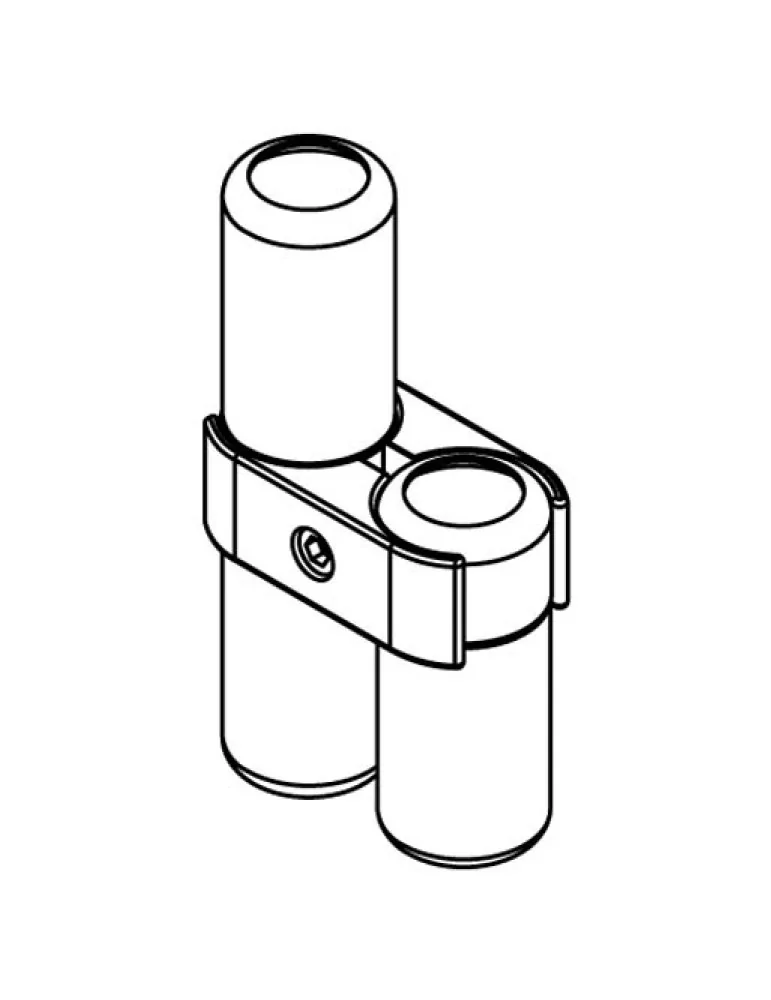  STAGG DIS-C21 BK 2/1 sided double connector for display panel - 2 pieces|MusicGoodDeal 
