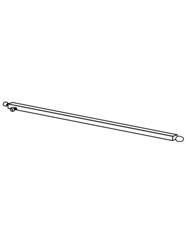  STAGG DIS-RA2H SL Extendable display rail for display panel - 1 pc|MusicGoodDeal 