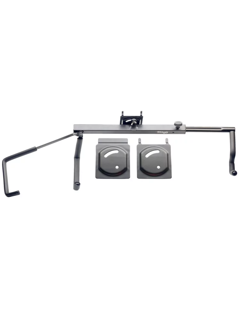  STAGG DISLA-GUH9 W Horizontal display holder for (electro) acoustic guitar|MusicGoodDeal 