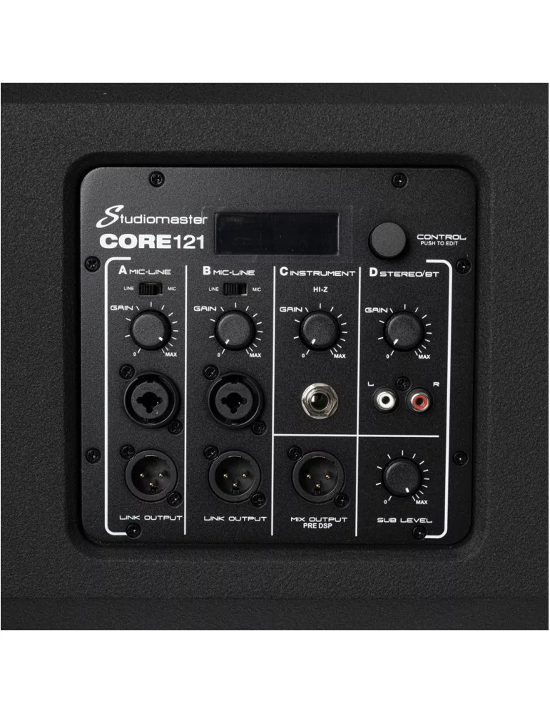  STUDIOMASTER CORE121 Core 121, Ultra-kompaktes 12", 1000 W Curved Array System|MusicGoodDeal 