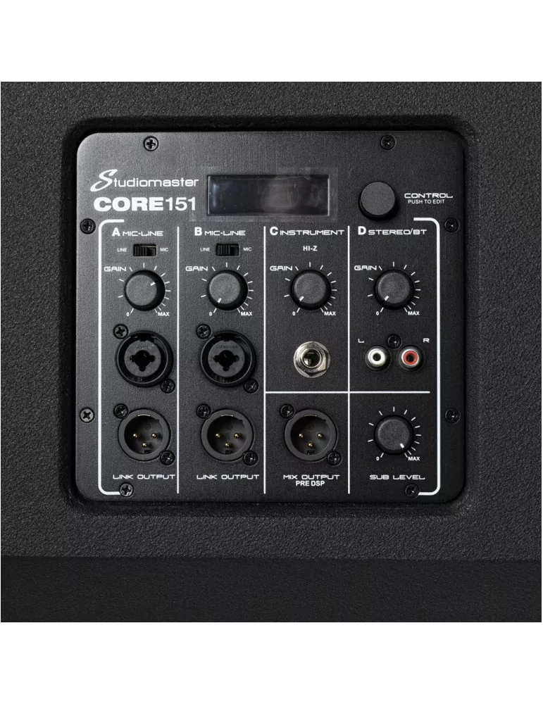  STUDIOMASTER CORE151 Core 151,Ultra-compact 15", 1100W curved array system|MusicGoodDeal 