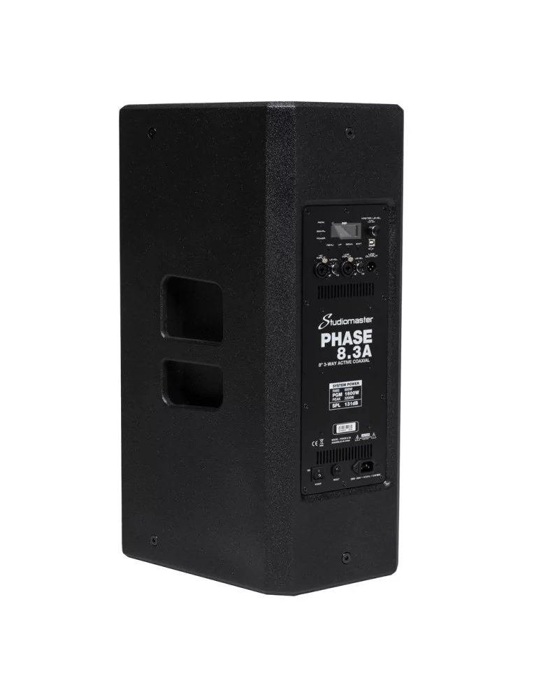  STUDIOMASTER PHASE 8.3A ACT.SPEAKER CAB.3x8" 3 WAY+DSP|MusicGoodDeal 