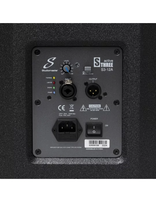  STUDIOMASTER S3-12A 12"ACTIVE SPK CAB+BOOST+STB|MusicGoodDeal 