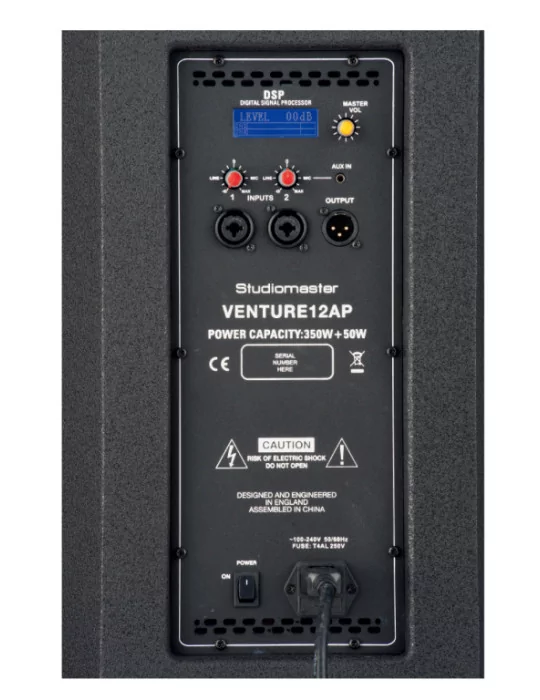 STUDIOMASTER VENTURE 12AP VENTURE 12AP 12" 2-Weg aktiv Box mit DSP|MusicGoodDeal 